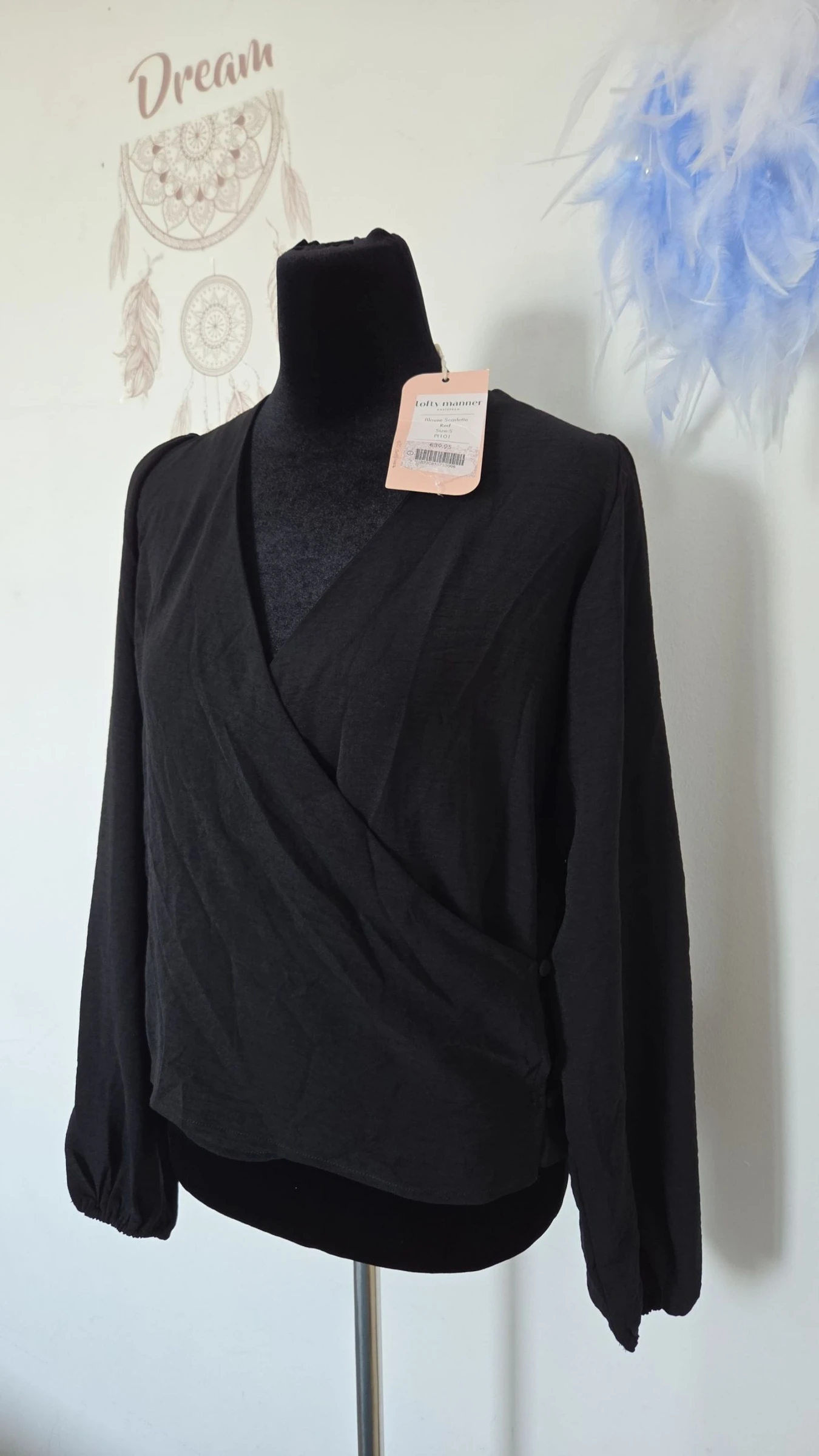 Blouse fluide portefeuille Lofty Manner ●Maat S●🌸 – photo 2